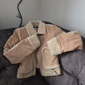 Guess Tan Teddy Jacket